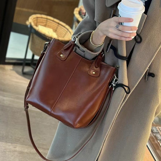 SAC ÉPAULIÈRE CUIR TANNÉ VÉGÉTAL