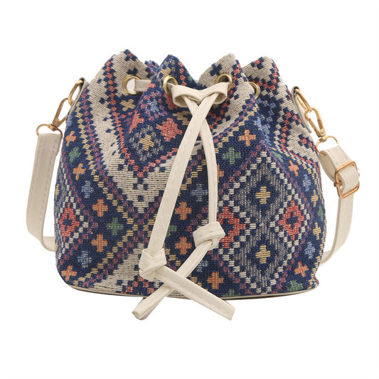 MINI SAC SEAU RÉTRO FEMME