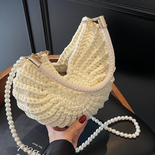 SAC SEAU TRESSÉ FAIT MAIN