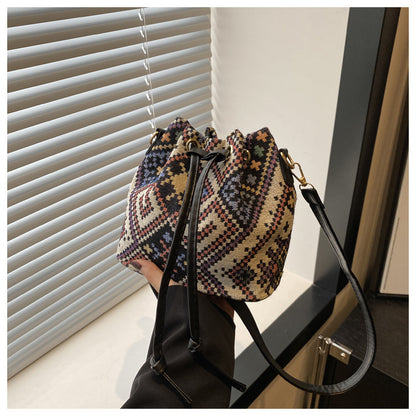 MINI SAC SEAU RÉTRO FEMME