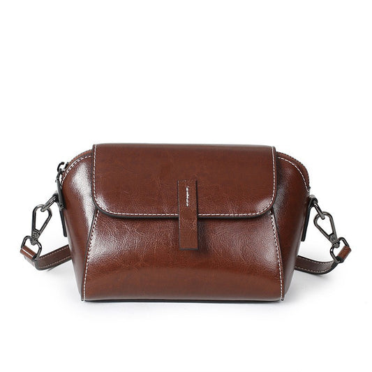 SAC ÉPAULIÈRE COQUILLE CUIR BRILLANT