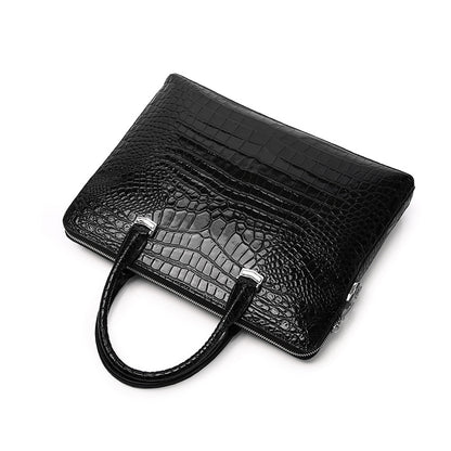 PORTE-DOCUMENT MOTIF CROCO CHIC