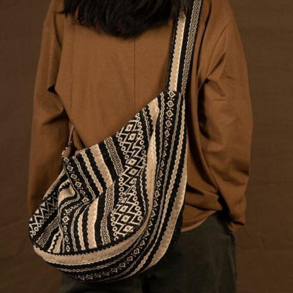 JACQUARD MESSENGER BAG