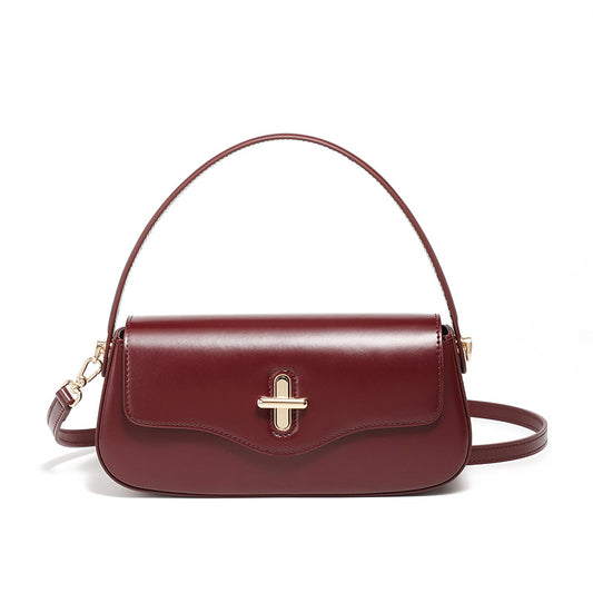 SAC BAGUETTE LUNE CUIR