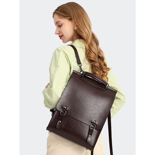 SAC À DOS RÉTRO EN CUIR FEMME