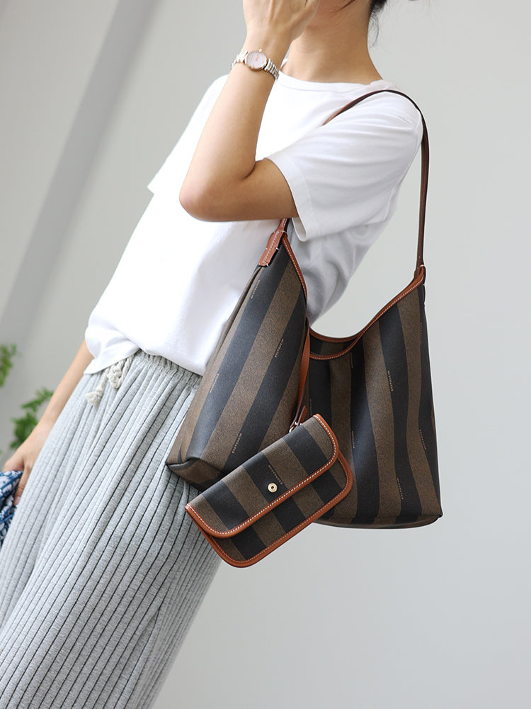 SAC ÉPAULIÈRE CUIR PLEINE FLEUR