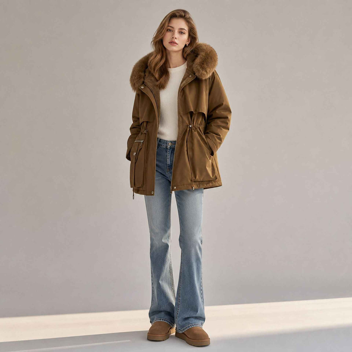Veste Cintrée à Taille Ajustée