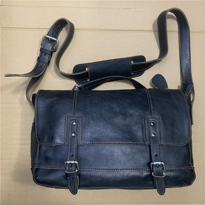 SAC BESACE EN VACHETTE POLI