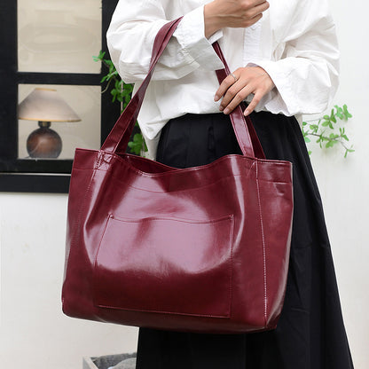 SAC ÉPAULIÈRE CUIR SOUPLE FEMME