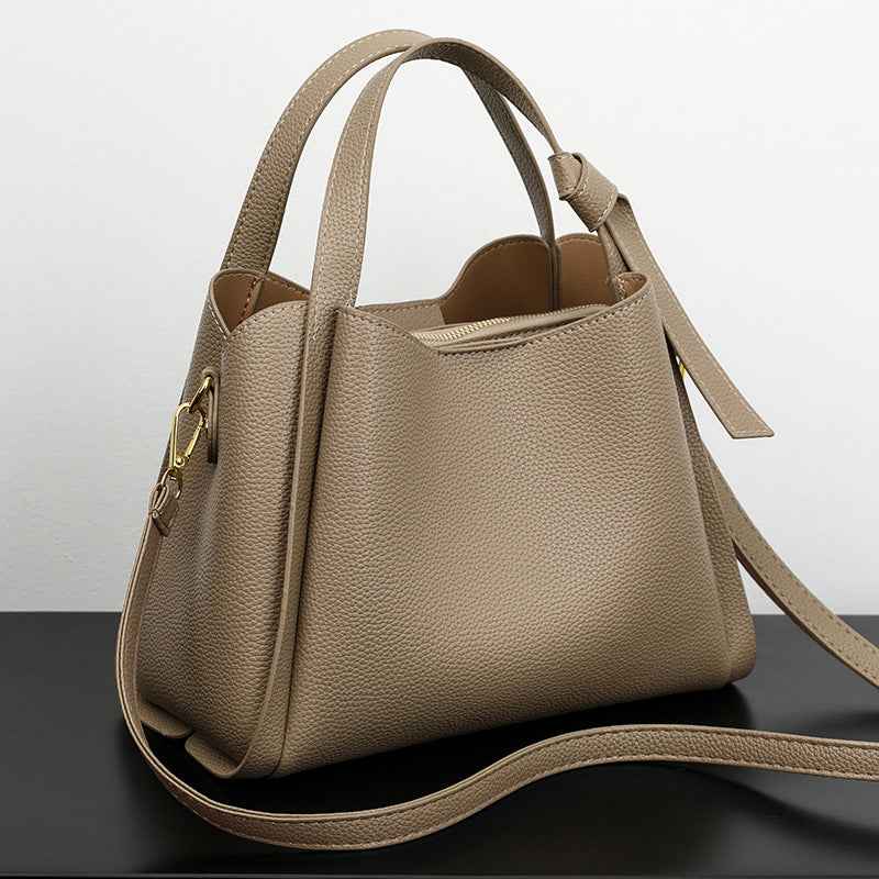 Sac hobo rétro, sac à main seau en cuir végétalien