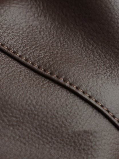SAC ÉPAULIÈRE SOUPLE CUIR GRAND