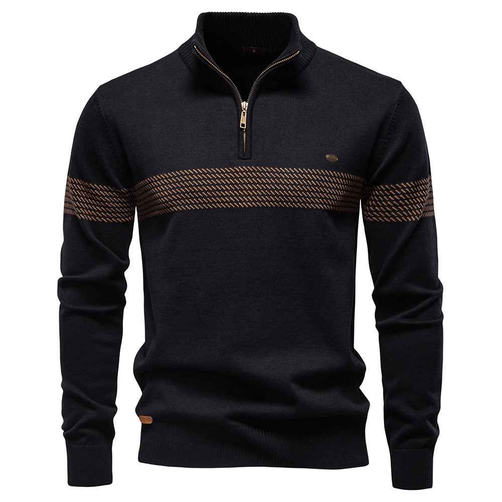 Pull Homme Col Zippé “Milano”