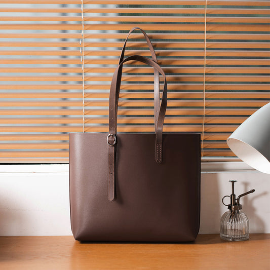 SAC DE SHOPPING CUIR FAIT MAIN FEMME