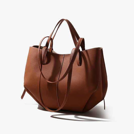 SAC ÉPAULIÈRE CUIR SOUPLE FEMME