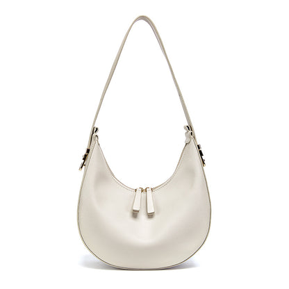 SAC DEMI-LUNE CUIR PORTÉ ÉPAULE
