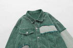 Veste Denim Patchwork Oversize Unisexe - Collection Signature ELJOE